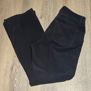Talbots‎ Petites Black Corduroy Curvy Fit Pants Women's Size 8P